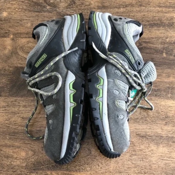 Dakota Steel Toe Sturdy Lace Up Work Outdoor Grippy Safety Sneakers Shoes Grey - Picture 4 of 14